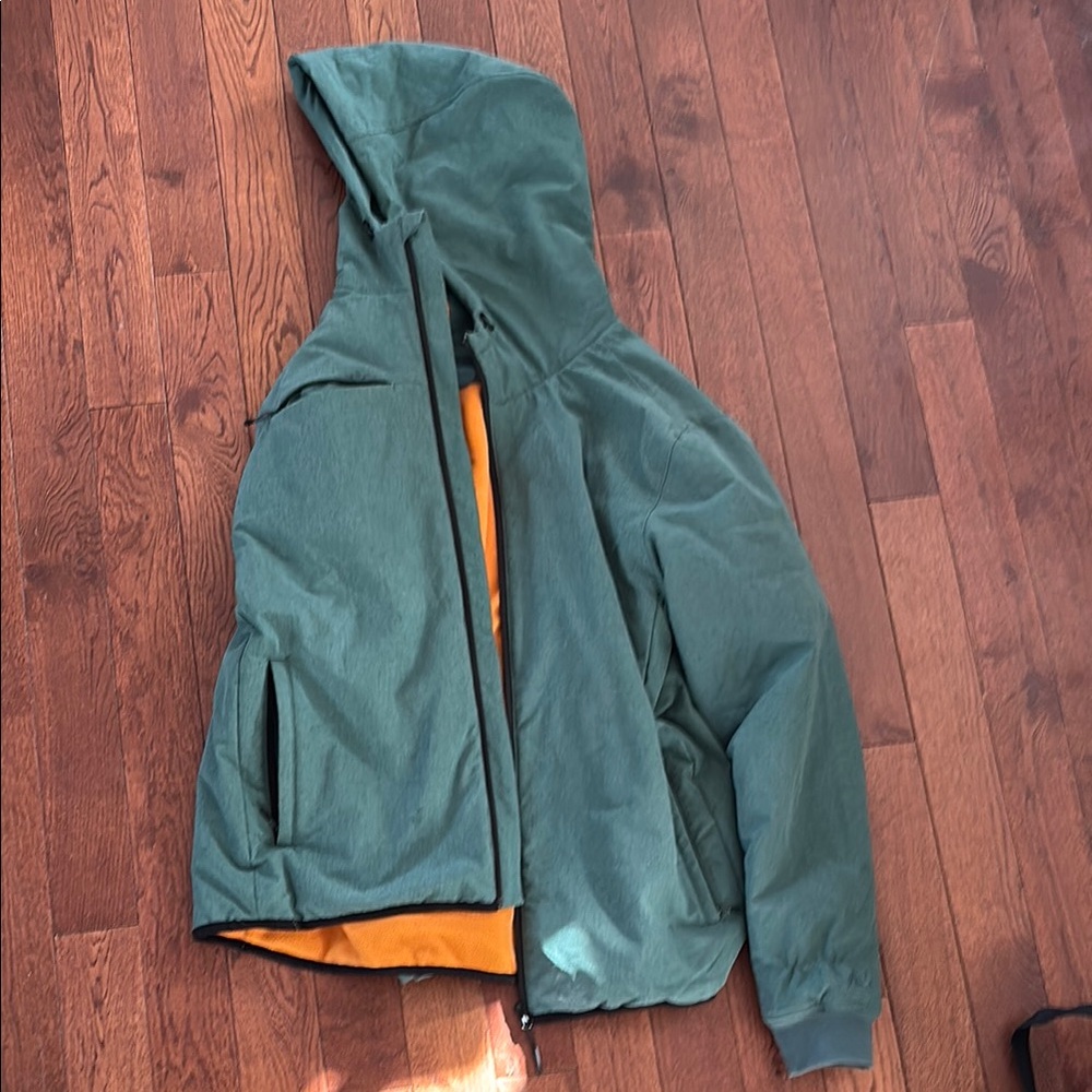 Rip Curl Anti Series - green hooded jacket -